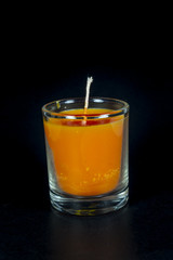 Beautiful Color Candle in Glass