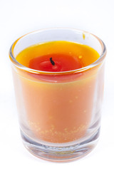Beautiful Color Candle in Glass