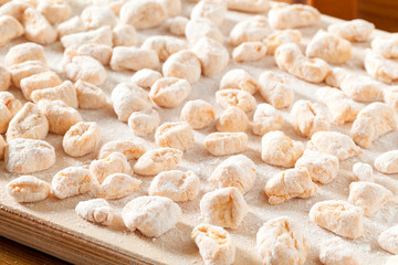 Raw Pumpkin Gnocchi
