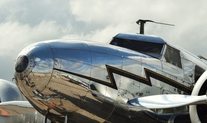 Fototapeta na wymiar Electra Samolot
