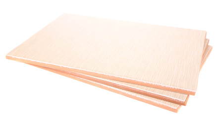 Ceramic tiles isolated on white