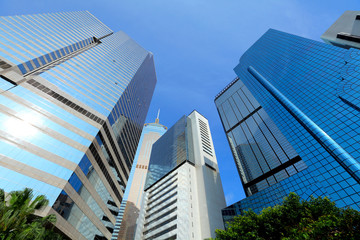 Fototapeta na wymiar Building in Hong Kong