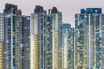 Fototapeta na wymiar Public Housing Apartment in Hong Kong