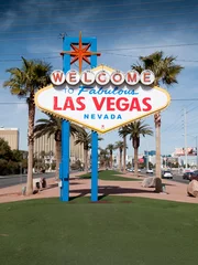 Foto op Plexiglas Welkomstbord, Las Vegas, Nevada, VS © bruno135_406