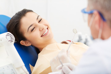 Naklejka premium Happy patient