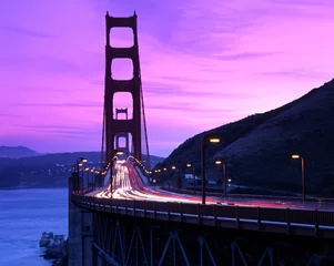 Stickers pour porte Pont du Golden Gate Golden Gate Bridge, San Francisco, USA.
