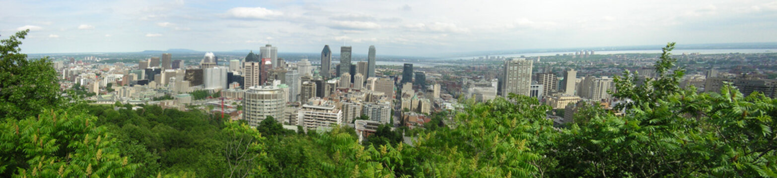 Skyscrapers in a city, Montreal, Quebec, Canada