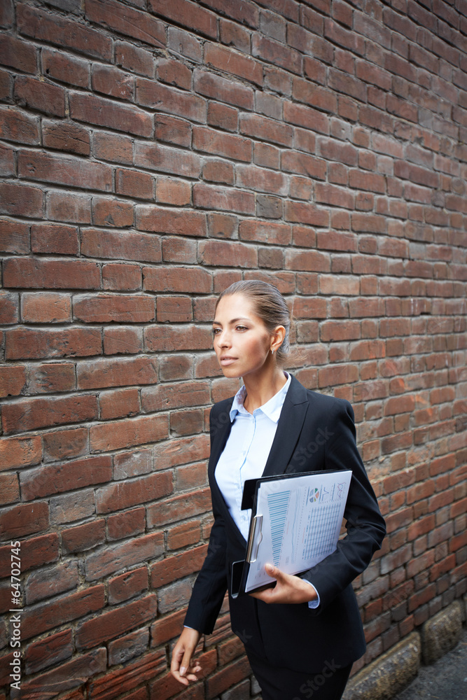 Wall mural Confident employer