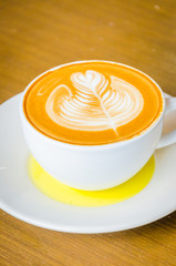 Latte coffee