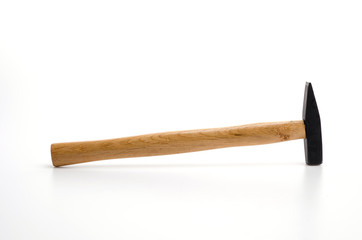 Hammer isolated white background