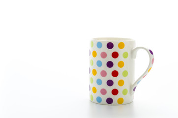 Mug isolated white background