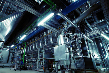 Industrial zone, Steel pipelines and equipment
