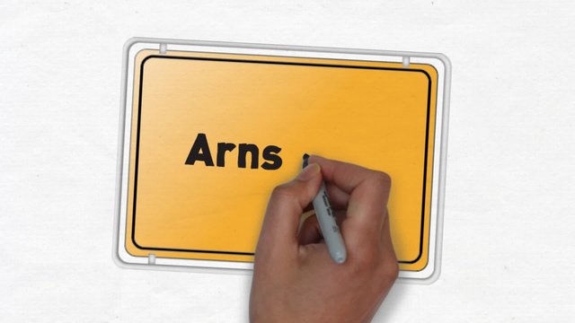 Arnsberg Ortseingangsschild Ortsschild Ortseingang Stadt
