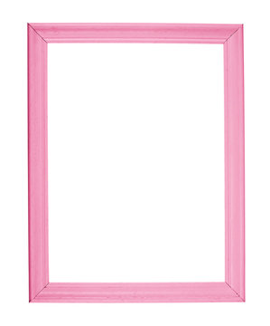 A4 size photo frame isolated