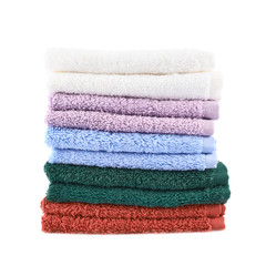 Pile of terry towels