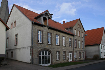 Fototapeta na wymiar Alte Schule Alverdissen