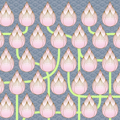 Thai lotus water backgrounds 01