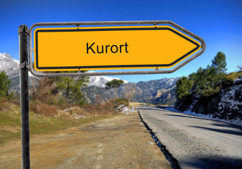 Strassenschild 16 - Kurort