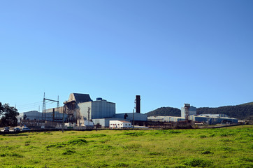 Fototapeta na wymiar iron and steel plant
