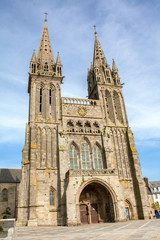 Fototapeta na wymiar Paweł Aurelii Katedra św Pol de Léon w Bretanii