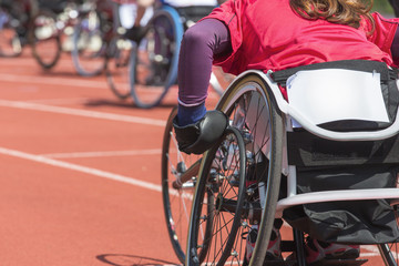 wheelchair athlete stadium