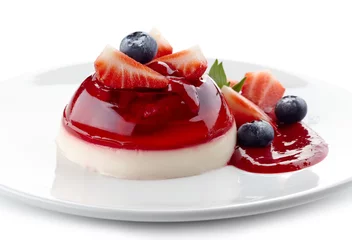 Photo sur Plexiglas Dessert panna cotta