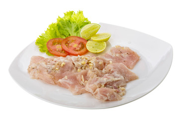 Swordfish carpaccio