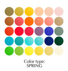 seasonal solor analysis for spring type