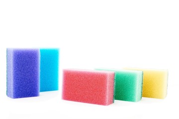Colored sponges
