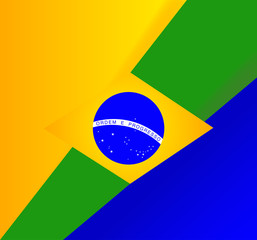 Fototapeta premium abstract brazilian flag background