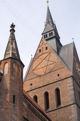 Fototapeta na wymiar Old town market church, Hannover, Lower Saxony, Germany
