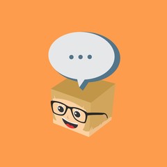 block isometric cartoon character