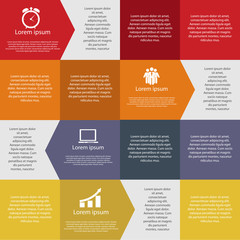 Fototapeta premium INFOGRAPHICS design elements vector illustration
