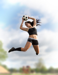 Fußball Girl