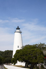 Fototapeta na wymiar Ocracoke Lighthouse