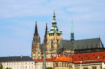 Obraz premium St. Vitus Cathedral in Prague