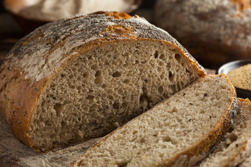 Organic Homemade Ancient Grain Bread