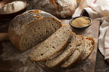 Organic Homemade Ancient Grain Bread