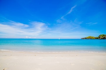 the beach and tropical sea