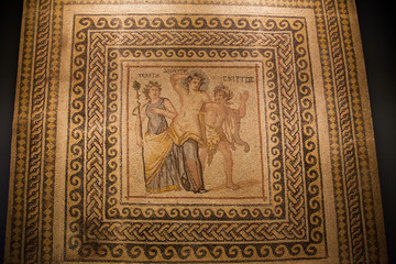Fototapeta na wymiar ancient mosaic
