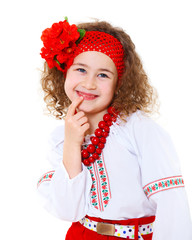 Little Ukrainian girl