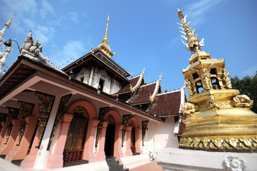 Fototapeta premium Wat Pa Dara Pirom, , Chiang Mai,Thailand