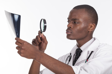 african young doctor