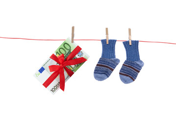 Geburtstagegeschenk auf der Leine