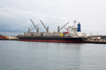 Fototapeta premium Container cargo ship