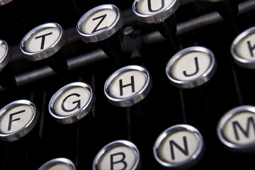 old vintage typewriter