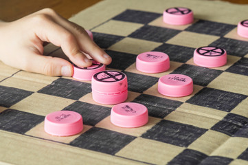 handmade checkers