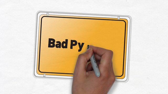 Bad Pyrmont Ortseingangsschild Ortsschild Ortseingang Stadt