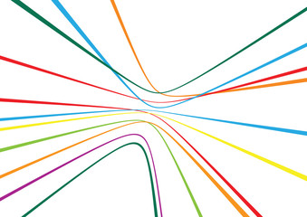 Fototapeta premium Color lines abstract pattern