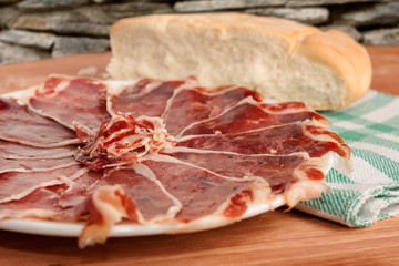 plate of ham